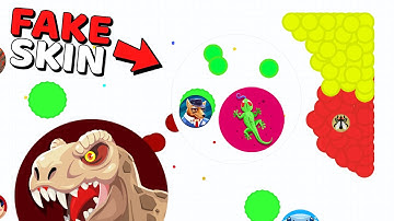 AGAR.IO - TROLLING WITH FAKE VIRUS SKIN 😂 + BLOB.IO NEW MACRO MODE 🔥