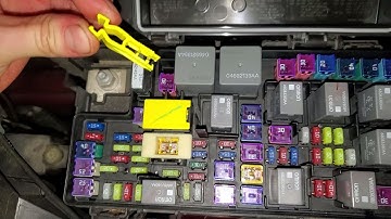 2013 Ford Edge Starter Relay and Fuse, Fuel Pump Relay and Fuse