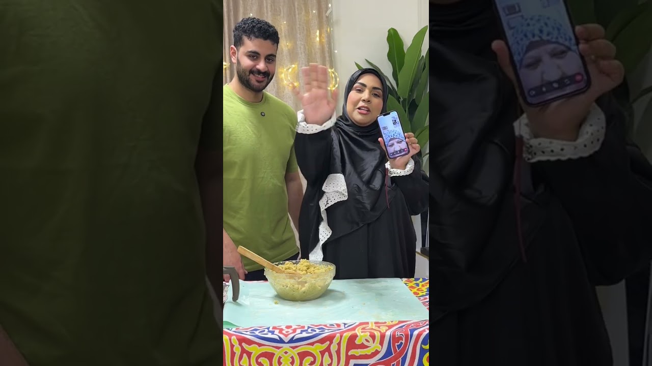 اول مرة نعمل كحك في بيتنا عمنلاه بالبستاشيو 💚😂