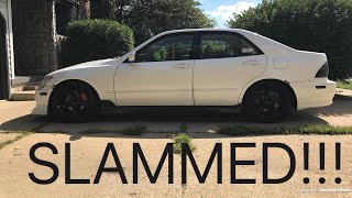 INSTALLING COILOVERS ON MY IS300 (slammed life)