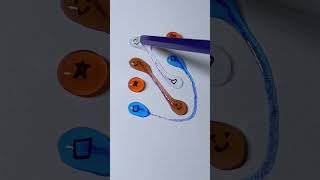 Fun colors water drop #satisfying #viralvideo #short