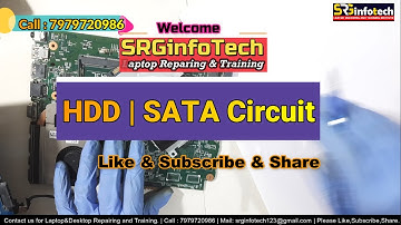 HDD/ SATA Circuit Tracing Laptop | Laptop motherboard HDD drive not detecting | HDD to ODD Transfer