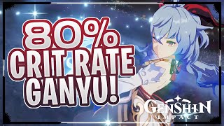HOW TO BUILD 80 CRIT GANYU Build Discussion Artifacts Weapons Team Comp - Genshin Impact