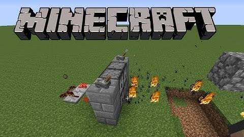 How to make a Machine Gun/Flamethrower in Minecraft