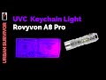 The Rovyvon Aurora A8 pro is the Best UVC LED Flashlight