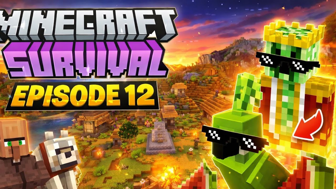 Minecraft Survival 😱 | Mujhe Mila Ek Hidden Village! | Episode Gameplay (Hindi)