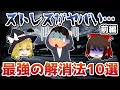 【ゆっくり解説】すぐに効果アリ！?ストレス解消法10選！＜前編＞