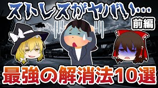 【ゆっくり解説】すぐに効果アリ！?ストレス解消法10選！＜前編＞