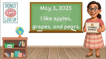 Teach Young Students How to Use Commas in Dates and Lists | Fun & Interactive Grammar Mini-Lesson