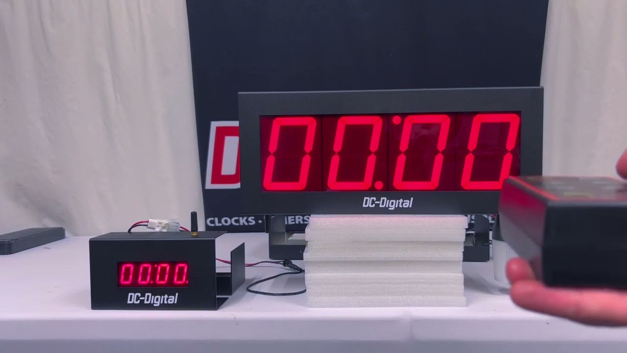 Council Meeting Speech, Talk Wireless LED Timer system & Warning Lt. DC-40UTW-Andon-Master-Secondary