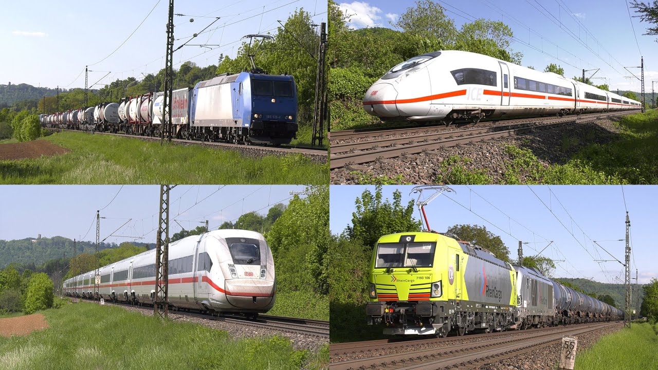 ICE & Güterzüge auf der Filstalbahn