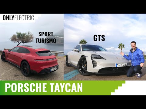 Porsche Taycan 2022 - In-Depth Review & Racetrack Test of Both the GTS and the Sport Turismo