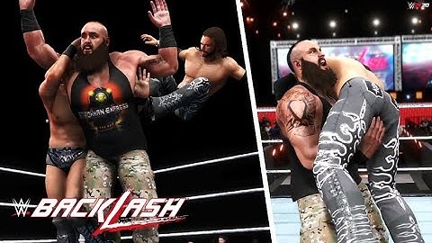 WWE 2K20 SIMULATION: Braun Strowman vs The Miz & John Morrison | Backlash 2020 HIGHLIGHTS