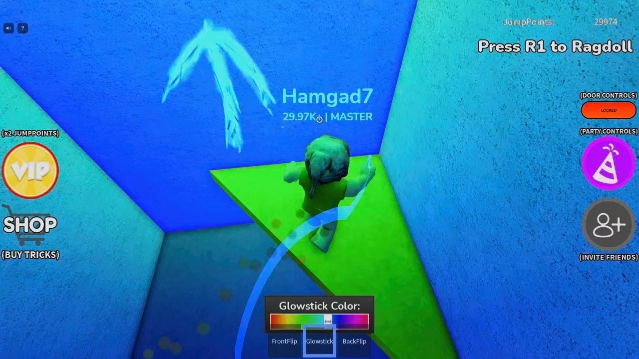 Geting 30k jumppoints in trampoline air park (no talking)