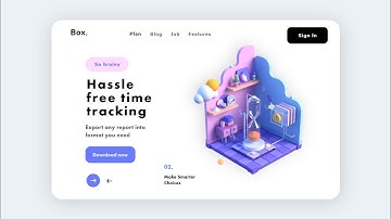 Adobe XD 3d Illustration Web UI Design Tutorial For Beginners | Web Design Tutorials In Adobe XD