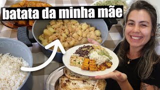 ALMOÇO COMPLETO DO DIA: A FAMOSA BATATA COM FAROFINHA DA MÃE | TNM Vegg