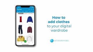 How to start building a capsule wardrobe in the closet organizing app GetWardrobe screenshot 3