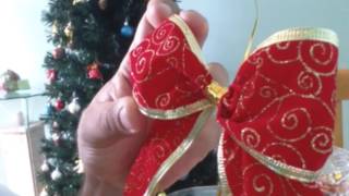 NANO B650 - COMO FAZER UM LAÃ‡O PARA ÃRVORE DE NATAL