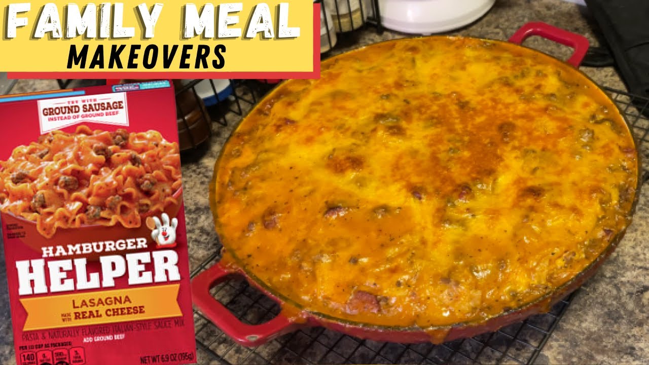 How To Make 2 Boxes Of Hamburger Helper Lasagna