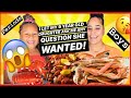 I LET MY 9 YEAR OLD DAUGHTER ASK ME ANYTHING SHE WANTED WHILE EATING SEAFOOD