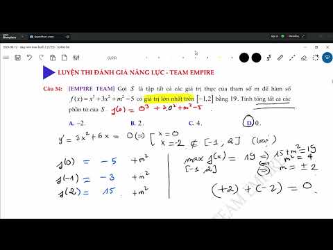 Toán_Max Min Hàm Số (Buổi 2)