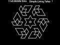 Easy Kolam in 1 minute | 11x6 Dots kolam #14 #kolam #muggulu #rangoli #shorts @SimpleLivingTales