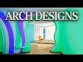 Dining Room Arch Design Wooden