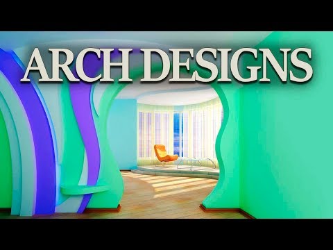 💗-home-arch-designs-indian-style-|-the-arch-design-and-the-wall-of-plasterboard