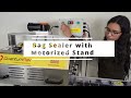 Q800C Bag Sealer with Motorized Stand – One-Touch Height Adjustment for Any Bag
