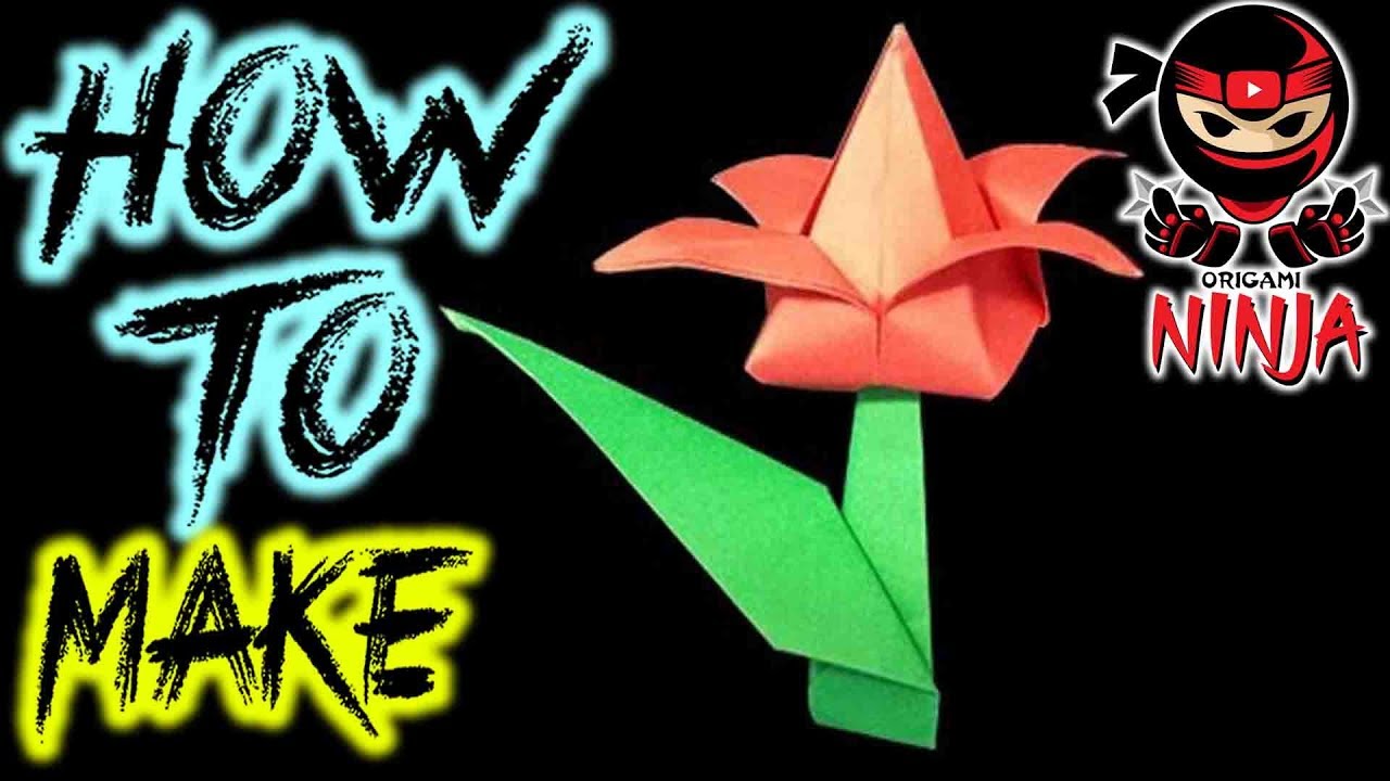 How to fold Origami Flower