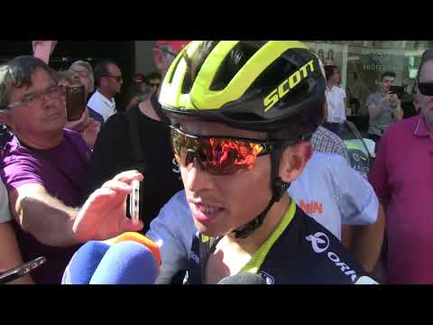 Las palabras de Esteban Chaves despues de la 3ª etapa de la Vuelta a España 2017