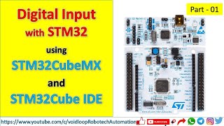 01 STM32 GPIO Input with STM32CubeMX and STM32CubeIDE || LED Blink ||