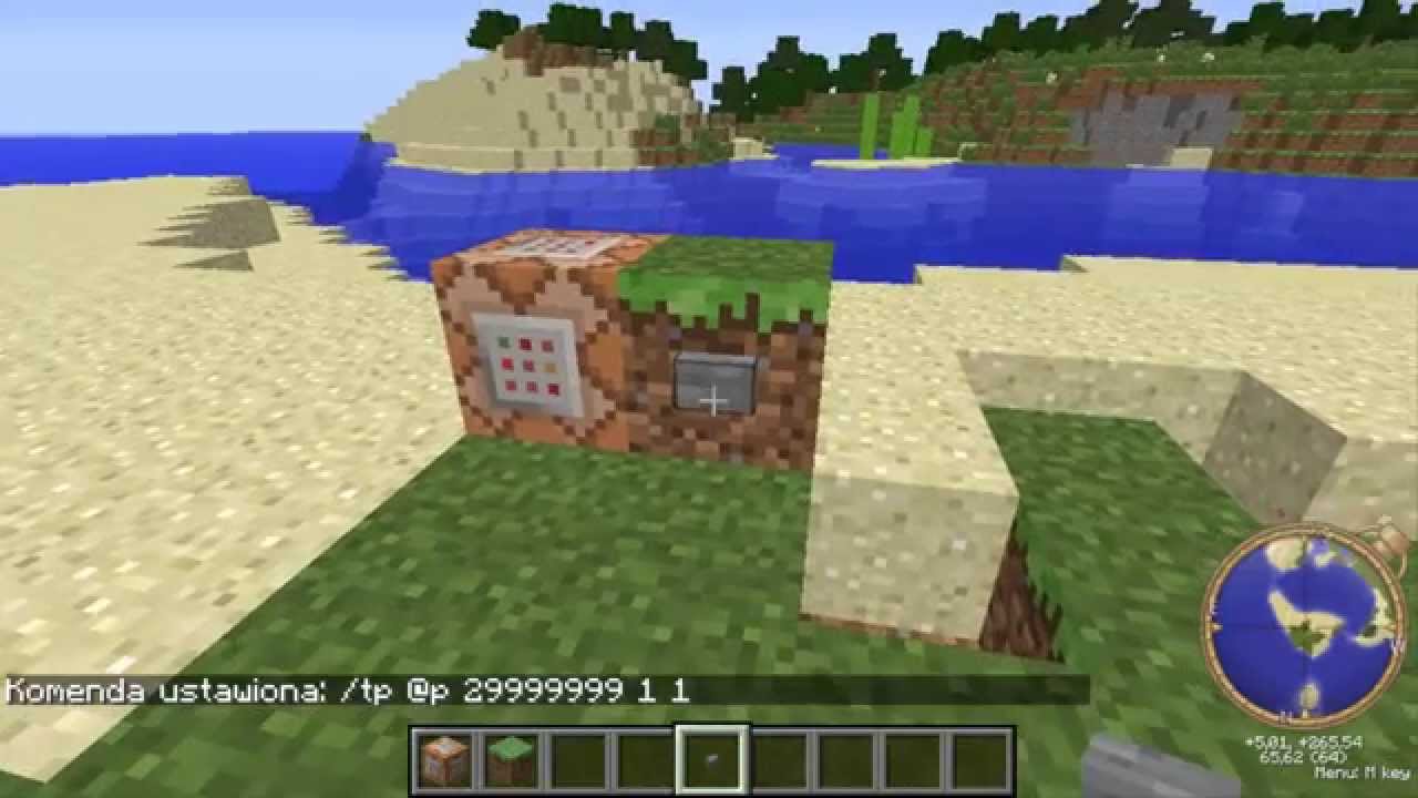 Minecraft 1.7.2 świat widmo Bug z redstone i tłokiem i niewidzialna ściana
