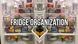 THE BEST IT'S EVER LOOKED! FRIDGE ORGANIZATION IDEAS | CRICUT JOY & THE CONTAINER STORE | Nia Nicole