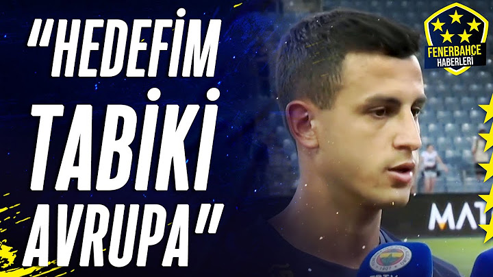 Bartuğ Elmaz, Maç Sonu Açıklamalarda Bulundu (Strasbourg 0-4 Fenerbahçe)