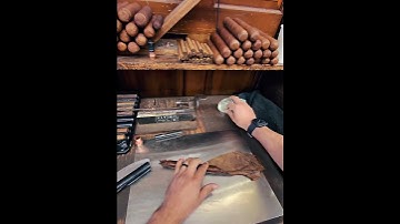 POV rolling a 5.5”x60 with triple cap in Ecuador Maduro wrapper