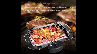 , Mixen Electric Barbecue Grill Machine Multi Purpose Household Outdoor Multi-Function Oven.
