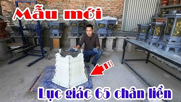 Khuôn chậu Lục giác chân liền 65cm mẫu mới và cách tháo lòng trong đơn giản