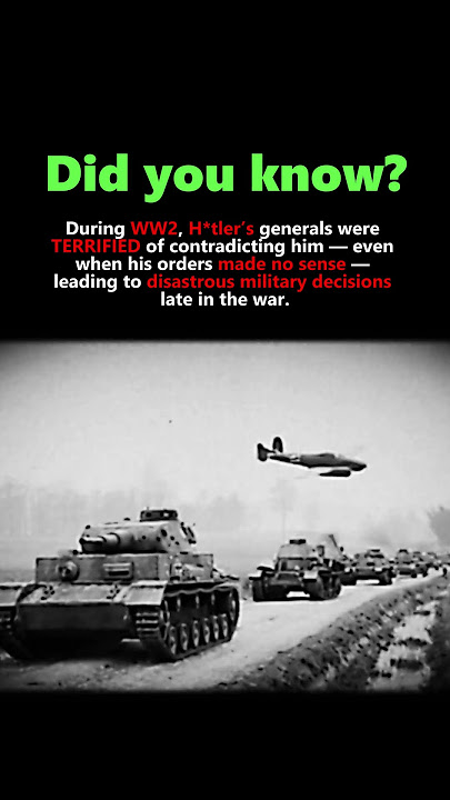 When H*tler's Military Decision Made no Sense #ww2 #history