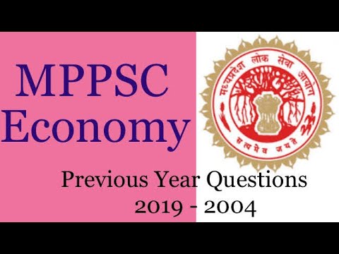 Download MPPSC ECONOMY TRICKS , MPPSC ECONOMY PREVIOUS YEAR QUESTIONS , last 15 year questions part - 1.