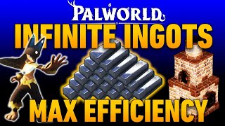 The Perfect Base Design For INFINITE Refined Ingots | Palworld Max Efficiency Guide | Coal & Ore