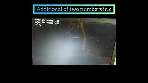Addition of two numbers in c,#shorts,#shortvideo,#computerscience,#computerprogramming,#computer