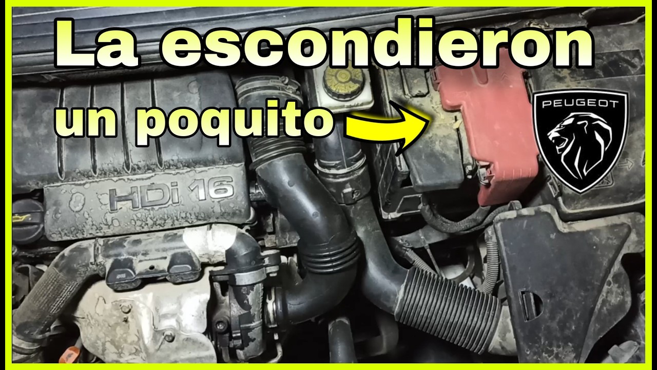 Como CAMBIAR BATERÍA Peugeot 308 HDI