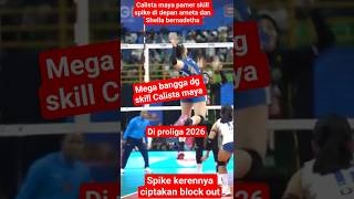 Megawati hangestri bangga saat Calista maya pamer skill spike depan arneta dan Shella bernadetha