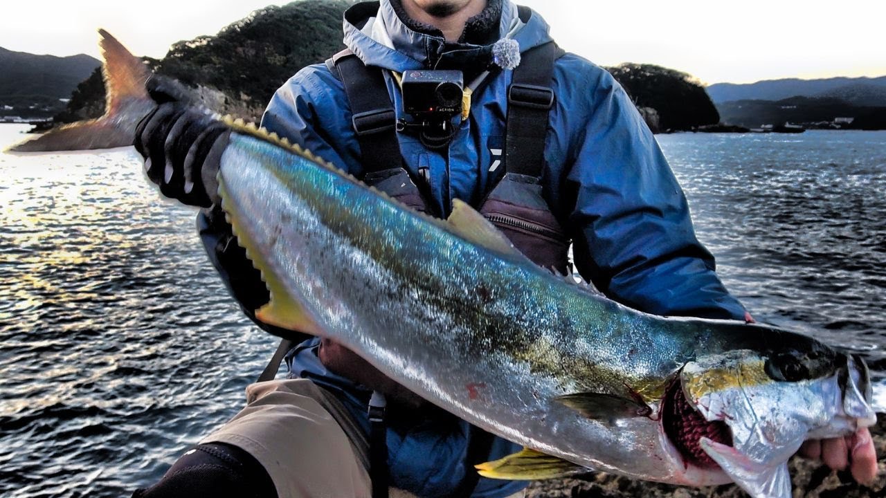 ヒラマサゲットしたけど竿折れた・・・