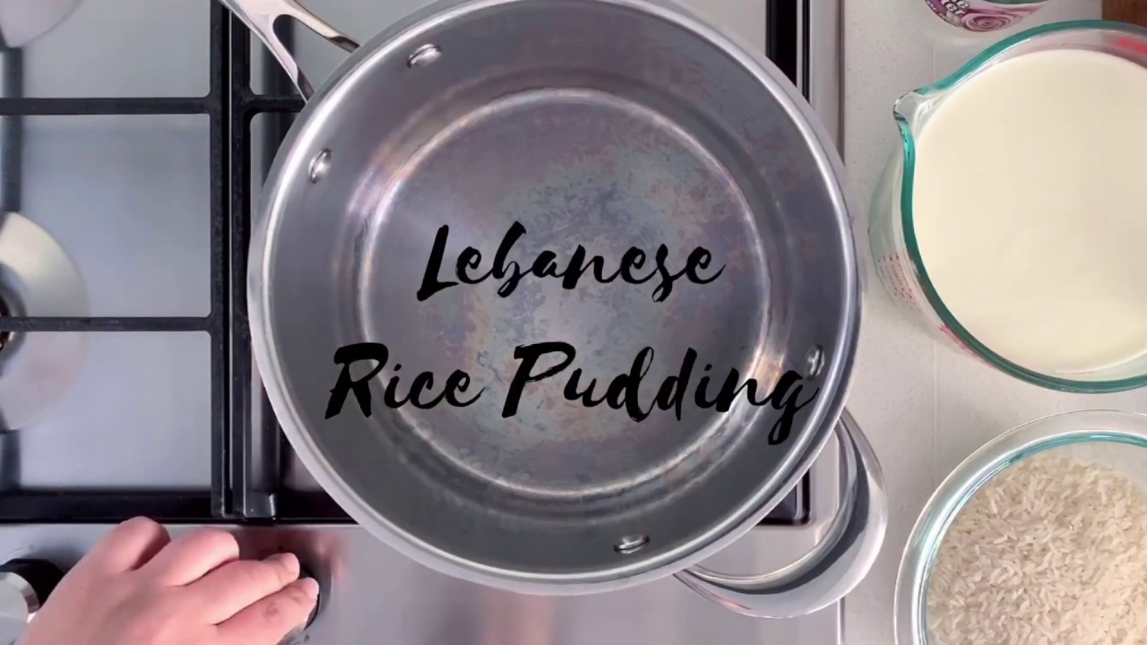 Lebanese Rice Pudding