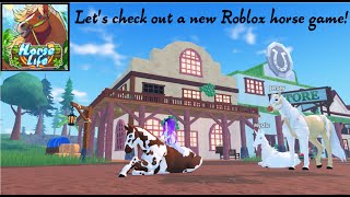 Horse Life  NEW Roblox Horse Game