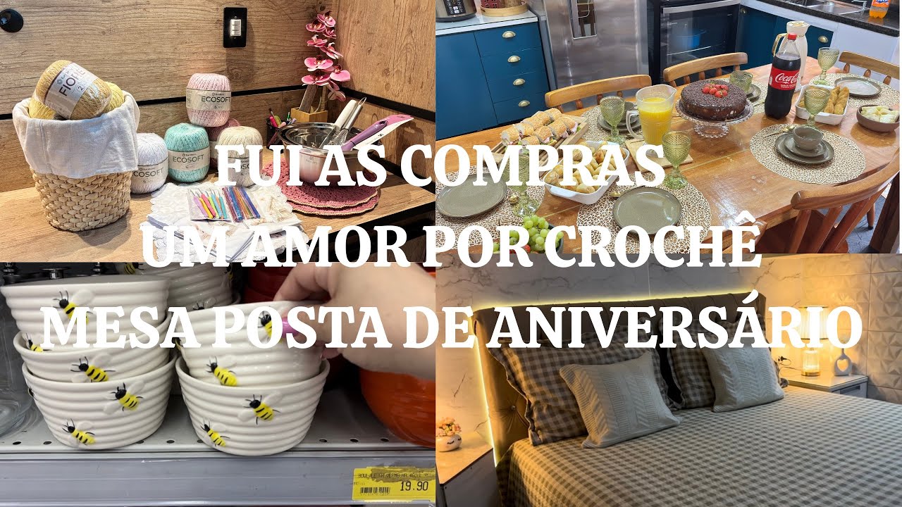 CASA LIMPA / FUI AS COMPRAS RECEBIDOS / COMPRAS DE MERCADO/ MESA POSTA.