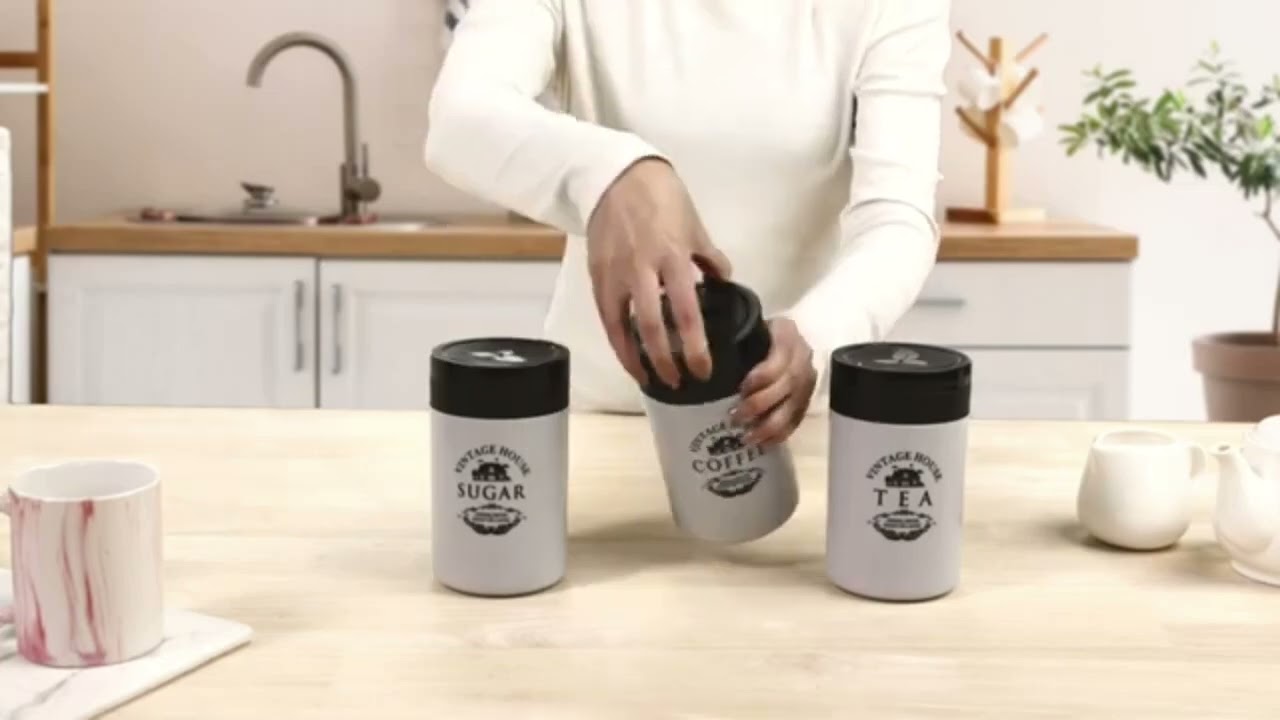 Tea Sugar Coffee Container Set