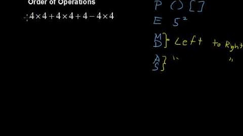 What are the Orders of Operations? (part 2) - Math Help